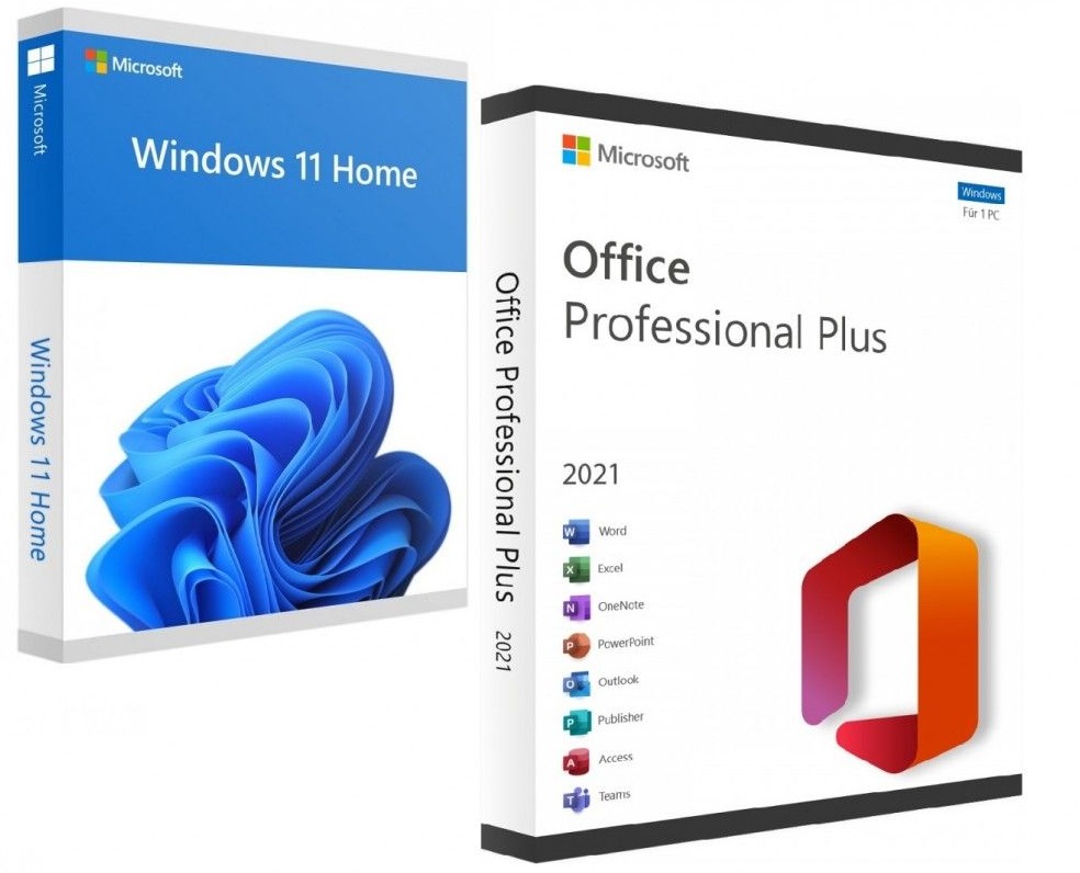 Microsoft Office 2021 Professional Plus & Windows 11 Home (Bundle)