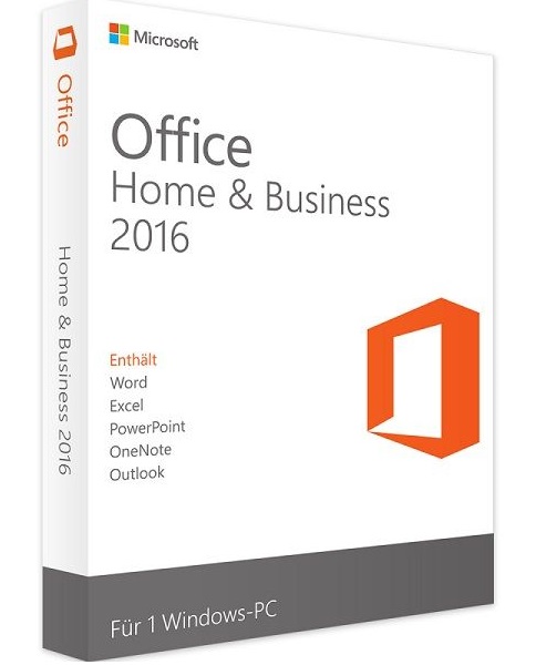 Microsoft Office 2016 Home and Business - MAC-SW1126
