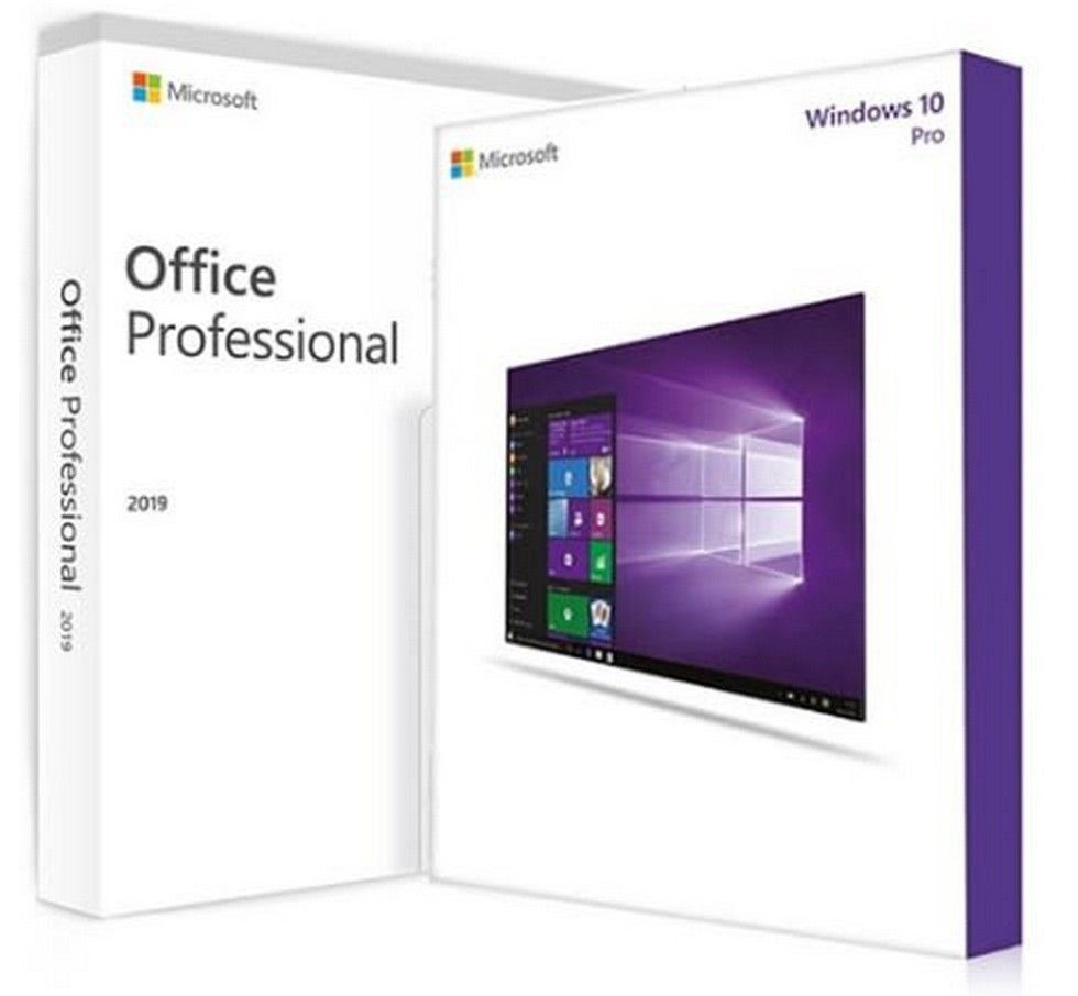 Microsoft Office 2019 Professional Plus & Windows 10 Professional (Bundle)-SW1142