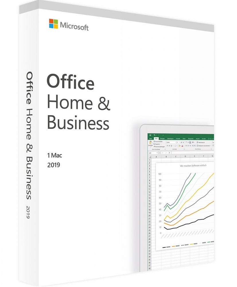 Microsoft Office 2019 Home and Business - für MAC - Vollversion-SW1131